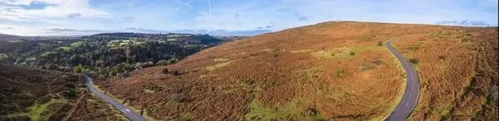 Framed Print : Autumn Colours over River Dart from a drone, Dartmoor Park, Devon, England, Europe Framed Print : Autumn Colours over River Dart from a drone, Dartmoor Park, Devon, England, Europe