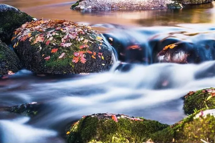 Framed Print : Autumn Colours over River Dart in long exposure, Dartmoor Park, Devon, England, Europe Framed Print : Autumn Colours over River Dart in long exposure, Dartmoor Park, Devon, England, Europe
