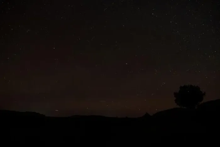 Framed Print : An autumn night sky at Hamburger Rock Campground in Southeast Utah Framed Print : An autumn night sky at Hamburger Rock Campground in Southeast Utah