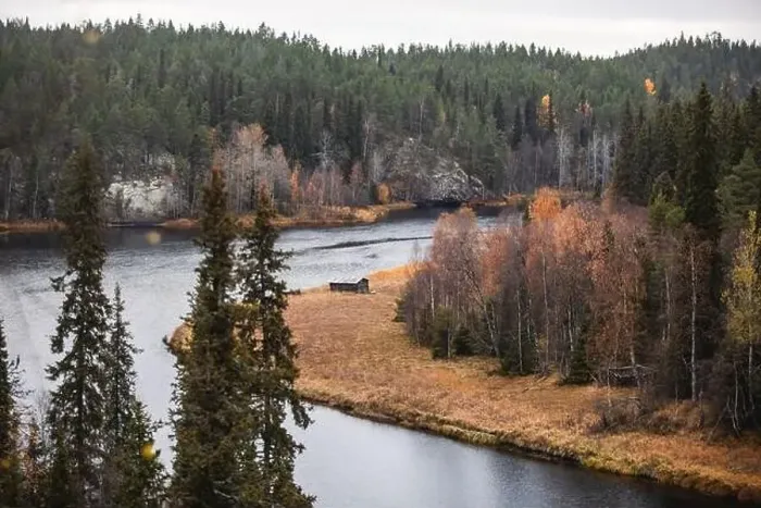 Framed Print : Autumn view of Oulanka National Park Framed Print : Autumn view of Oulanka National Park