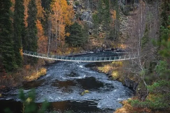 Framed Print : Autumn view of Oulanka National Park Framed Print : Autumn view of Oulanka National Park