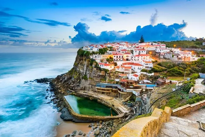 Framed Print : Azenhas do Mar, Portugal coastal town Framed Print : Azenhas do Mar, Portugal coastal town