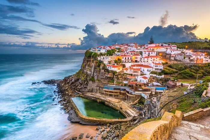 Framed Print : Azenhas do Mar, Portugal coastal town Framed Print : Azenhas do Mar, Portugal coastal town