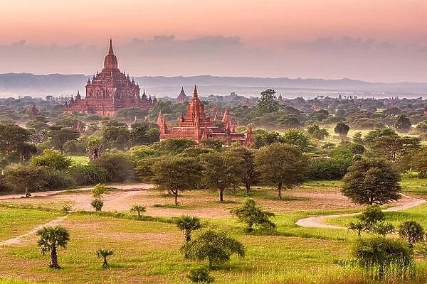 Bagan, Myanmar temples in the Archaeological Zone