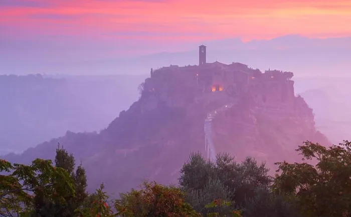 Framed Print : Bagnoregio at sunrise, Italy Framed Print : Bagnoregio at sunrise, Italy