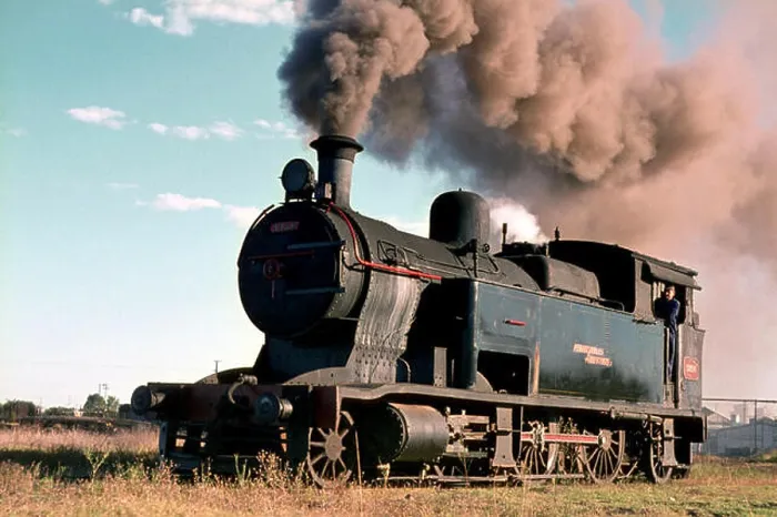Framed Print : Bahia Blanca depot yard with Argentinean Railway 8A Class 2-6-2T No