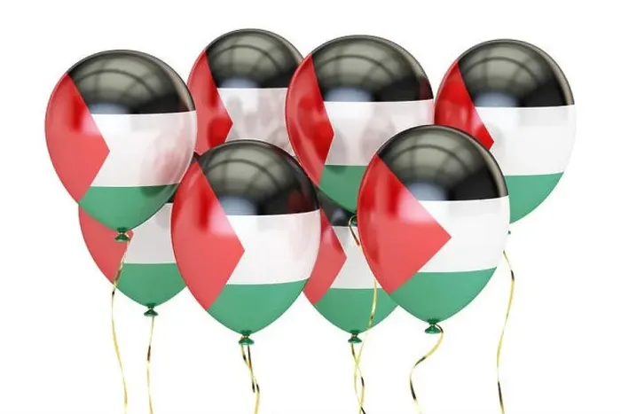 Framed Print : Balloons with flag of Palestine, holyday concept. 3D rendering isolated on white background Framed Print : Balloons with flag of Palestine, holyday concept. 3D rendering isolated on white background