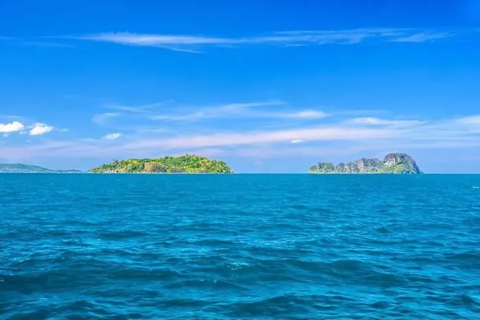 Framed Print : Bamboo Island and Ko Yung Mosquito Island, Ao Nang, Mueang Krabi District, Krabi, Andaman Sea, Thailand Framed Print : Bamboo Island and Ko Yung Mosquito Island, Ao Nang, Mueang Krabi District, Krabi, Andaman Sea, Thailand