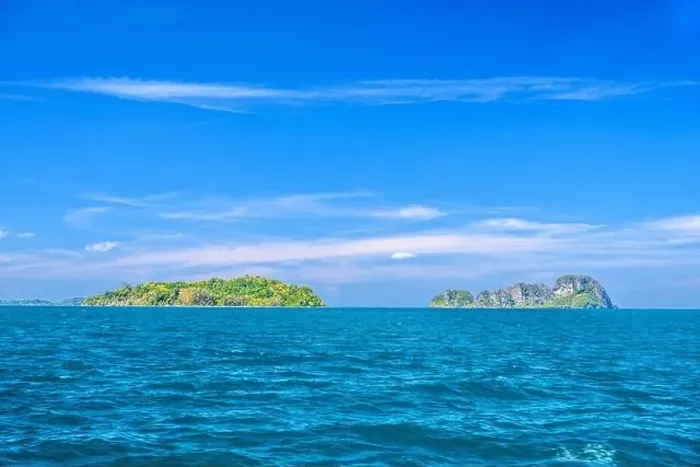 Framed Print : Bamboo Island and Ko Yung Mosquito Island, Ao Nang, Mueang Krabi District, Krabi, Andaman Sea, Thailand Framed Print : Bamboo Island and Ko Yung Mosquito Island, Ao Nang, Mueang Krabi District, Krabi, Andaman Sea, Thailand