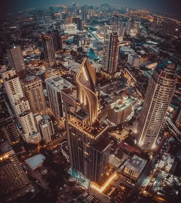 Framed Print : Bangkok Aerial view, above Sukhumvit and Thonglor district in Thailand Framed Print : Bangkok Aerial view, above Sukhumvit and Thonglor district in Thailand