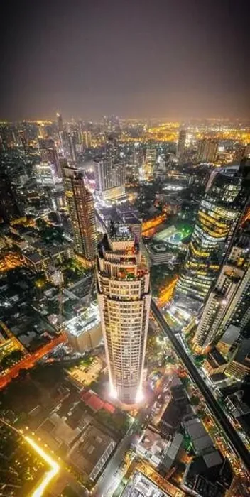 Framed Print : Bangkok Aerial view, above Sukhumvit and Thonglor district in Thailand Framed Print : Bangkok Aerial view, above Sukhumvit and Thonglor district in Thailand