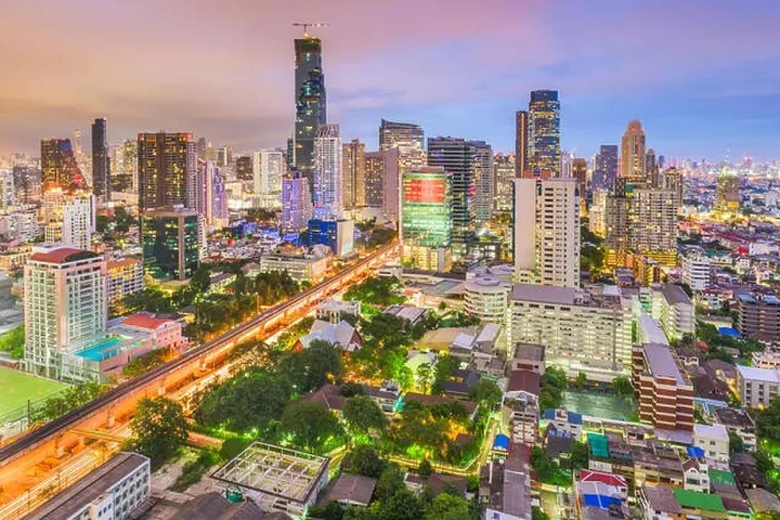 Framed Print : Bangkok, Thailand city skyline Framed Print : Bangkok, Thailand city skyline