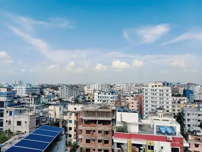 Framed Print : Bangladesh capital Dhaka city landscape on a sunny morning Framed Print : Bangladesh capital Dhaka city landscape on a sunny morning