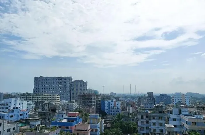Framed Print : Bangladesh capital Dhaka city landscape on a sunny morning Framed Print : Bangladesh capital Dhaka city landscape on a sunny morning