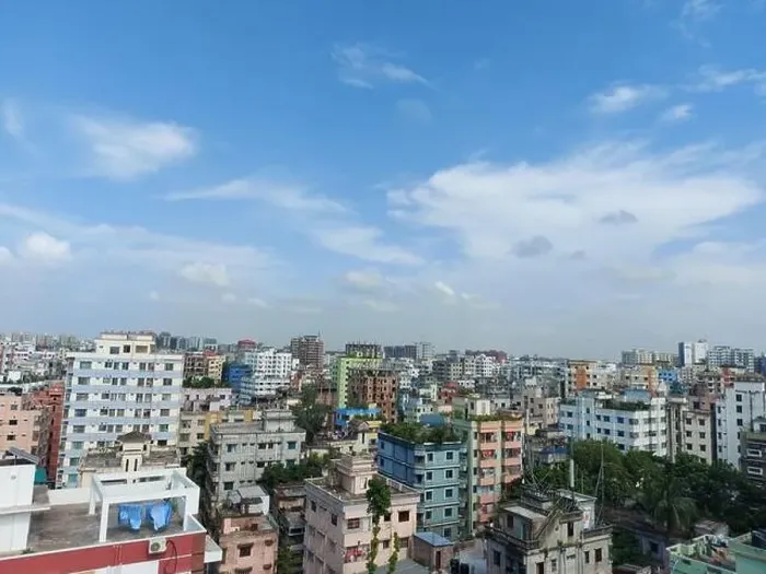 Framed Print : Bangladesh capital Dhaka city landscape on a sunny morning Framed Print : Bangladesh capital Dhaka city landscape on a sunny morning
