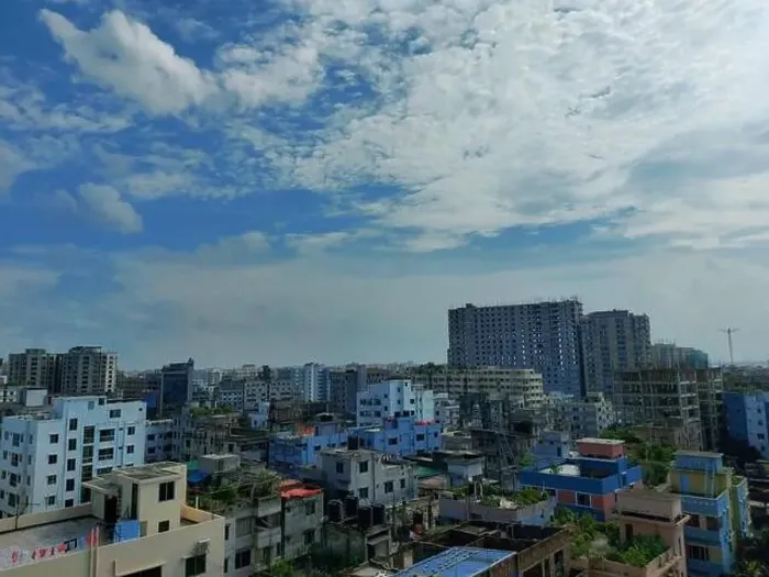 Framed Print : Bangladesh capital Dhaka city landscape on a sunny morning Framed Print : Bangladesh capital Dhaka city landscape on a sunny morning