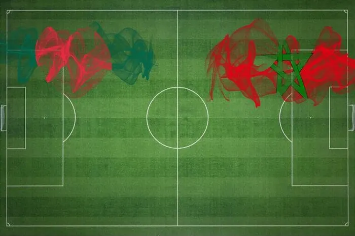 Framed Print : Bangladesh vs Morocco Soccer Match