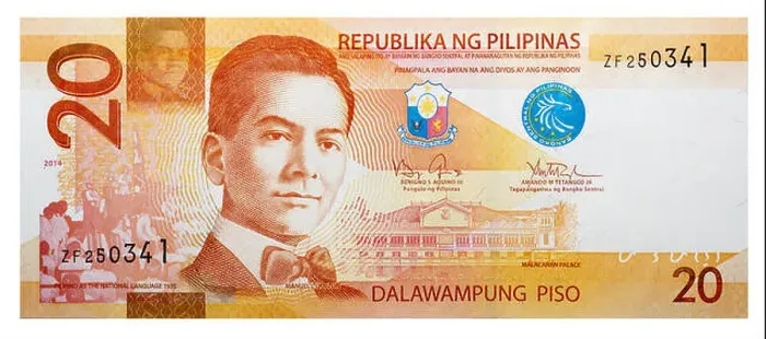 Framed Print : banknotes 20 Philippine peso Framed Print : banknotes 20 Philippine peso