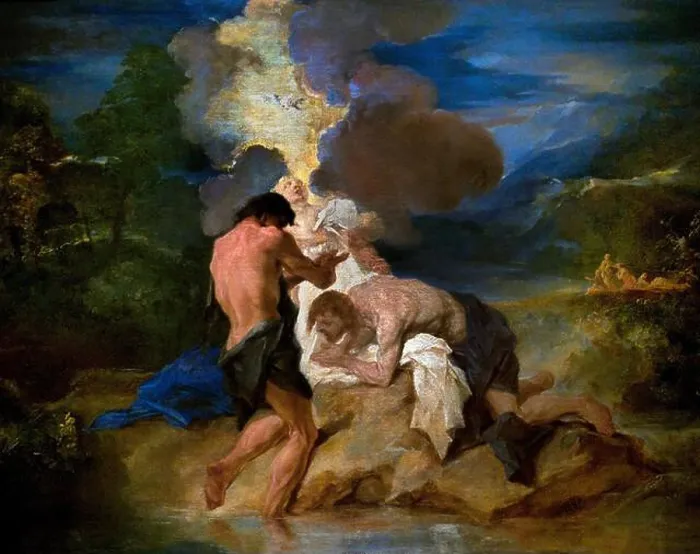 Framed Print : The Baptism of Christ by Pierre Louis Cretey 1635 - 1702 France French Pinacoteca Vatican Museum Rome Italy Framed Print : The Baptism of Christ by Pierre Louis Cretey 1635 - 1702 France French Pinacoteca Vatican Museum Rome Italy