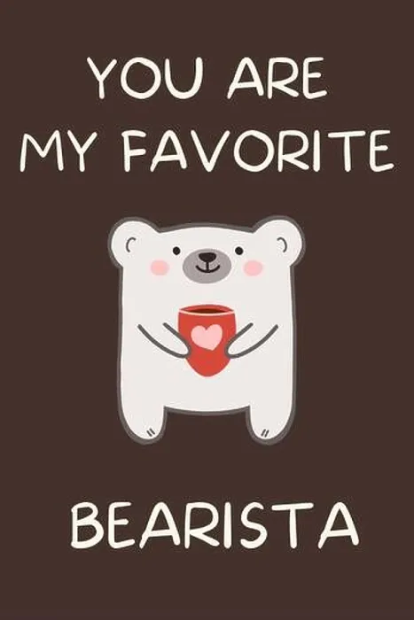 Framed Print : Barista day greeting card with cute polar bear holding cup of coffee. Happy bearista day. Favorite coffee shop worker Framed Print : Barista day greeting card with cute polar bear holding cup of coffee. Happy bearista day. Favorite coffee shop worker