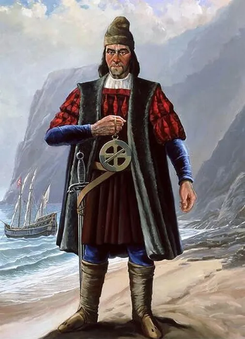 Framed Print : Bartolomeu Dias. Portrait of the Portuguese explorer and mariner Framed Print : Bartolomeu Dias. Portrait of the Portuguese explorer and mariner