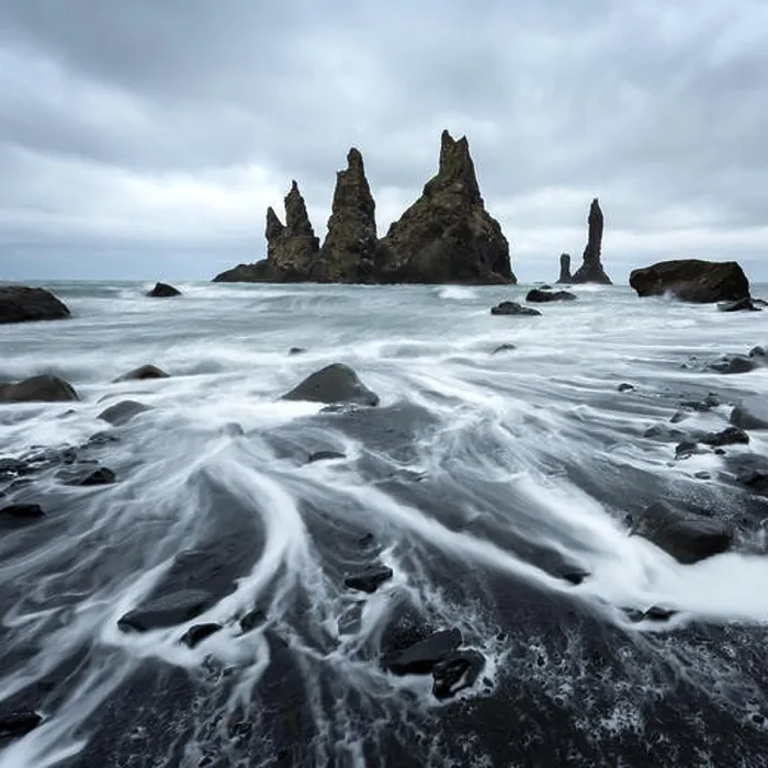 Framed Print : Basalt rock formations Troll toes Framed Print : Basalt rock formations Troll toes