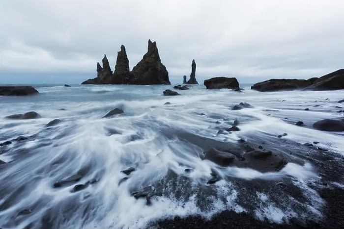 Framed Print : Basalt rock formations Troll toes Framed Print : Basalt rock formations Troll toes