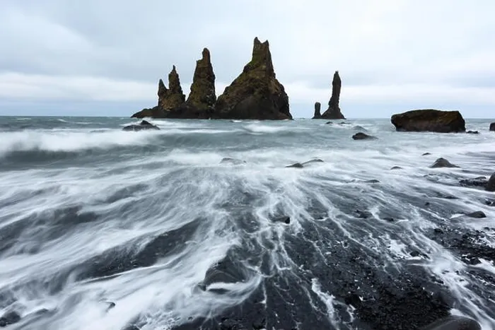 Framed Print : Basalt rock formations Troll toes Framed Print : Basalt rock formations Troll toes