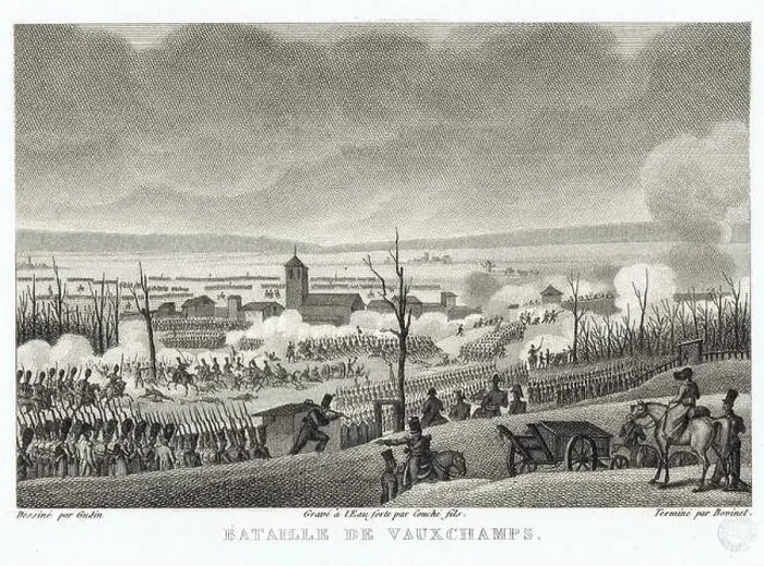 Framed Print : bataille de Vauchamps 14 février 1814 Framed Print : bataille de Vauchamps 14 février 1814