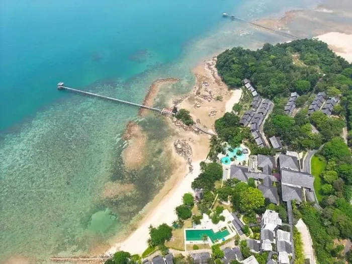 Framed Print : Batam Indonesia - Drone view Turi Beach Resort Framed Print : Batam Indonesia - Drone view Turi Beach Resort