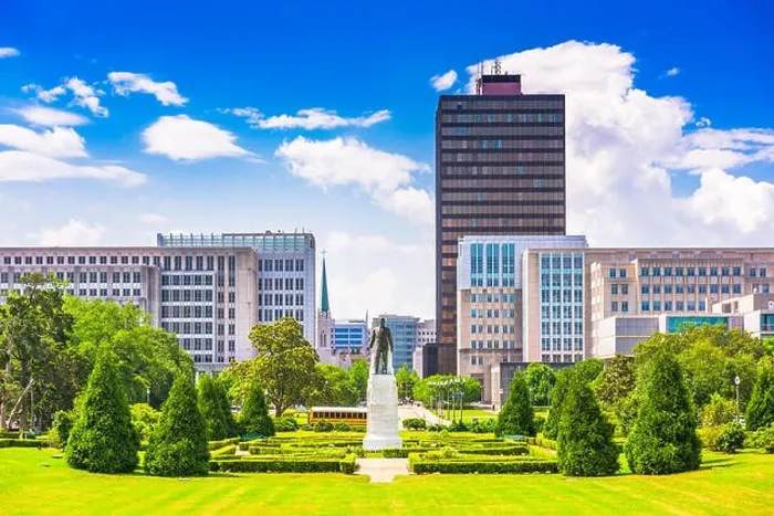 Framed Print : Baton Rouge, Louisiana, USA skyline from Louisiana State Capitol Framed Print : Baton Rouge, Louisiana, USA skyline from Louisiana State Capitol