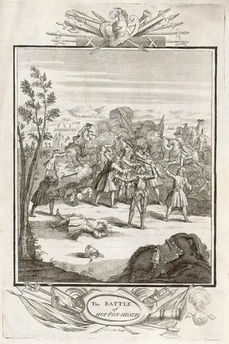 Framed Print : BATTLE OF HOPTON HEATH Framed Print : BATTLE OF HOPTON HEATH