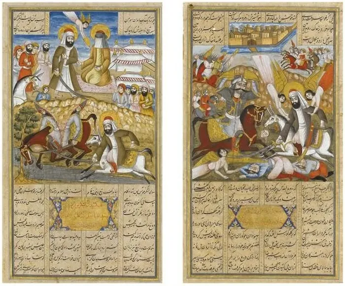 Framed Print : The Battle of Karbala. Museum: PRIVATE COLLECTION Framed Print : The Battle of Karbala. Museum: PRIVATE COLLECTION