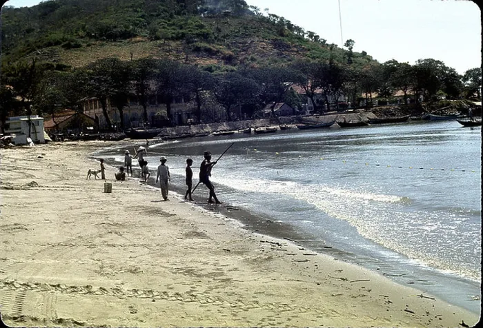 Framed Print : beach fishing nha trang in the 4th Infantry Division's area of operations vietnam war pleiku Framed Print : beach fishing nha trang in the 4th Infantry Division's area of operations vietnam war pleiku