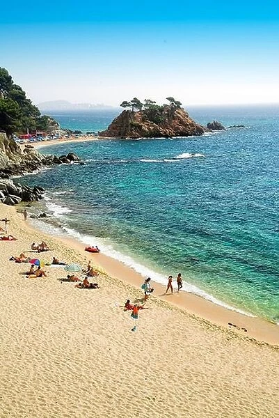 The beach near Palamos Costa Brava Spain Europe