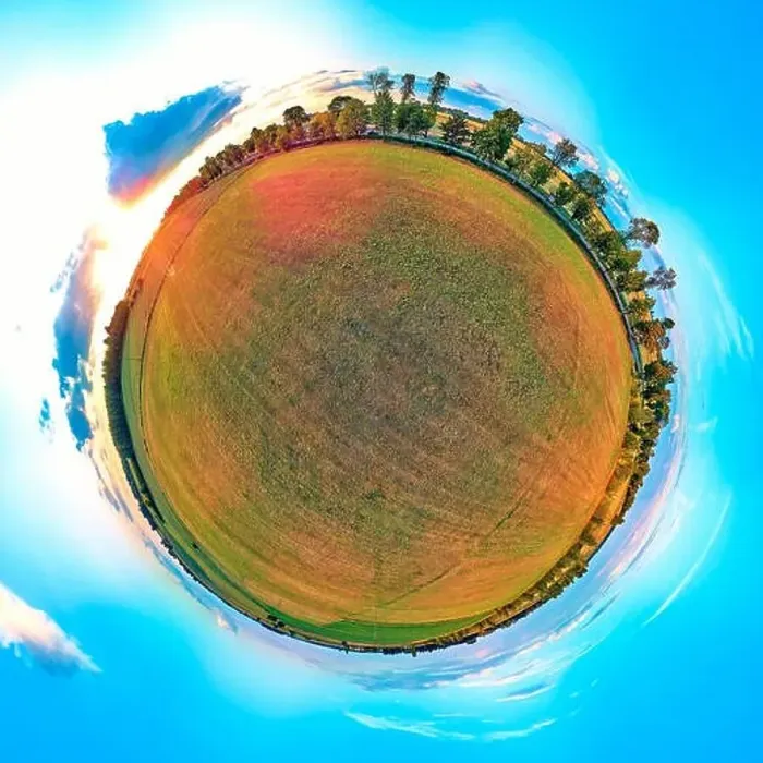 Framed Print : Beautiful 360 panoramic little planet aerial drone view to Bialowieza Forest - one of the last Framed Print : Beautiful 360 panoramic little planet aerial drone view to Bialowieza Forest - one of the last