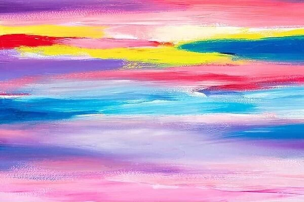 Beautiful abstract painting background as part of your design
