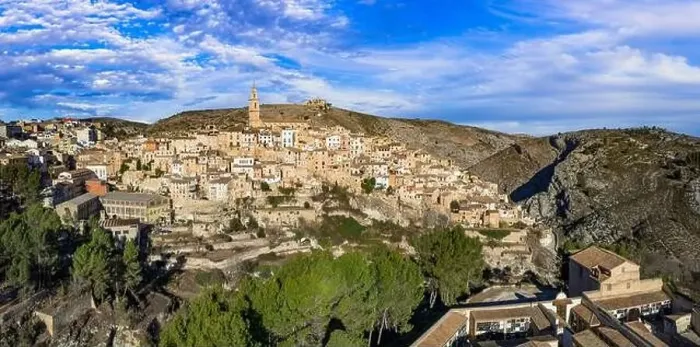 Framed Print : One of the most beautiful ancient villages of Spain - scenic Bocairent, Valencia provice. Aerial drone high angle view Framed Print : One of the most beautiful ancient villages of Spain - scenic Bocairent, Valencia provice. Aerial drone high angle view