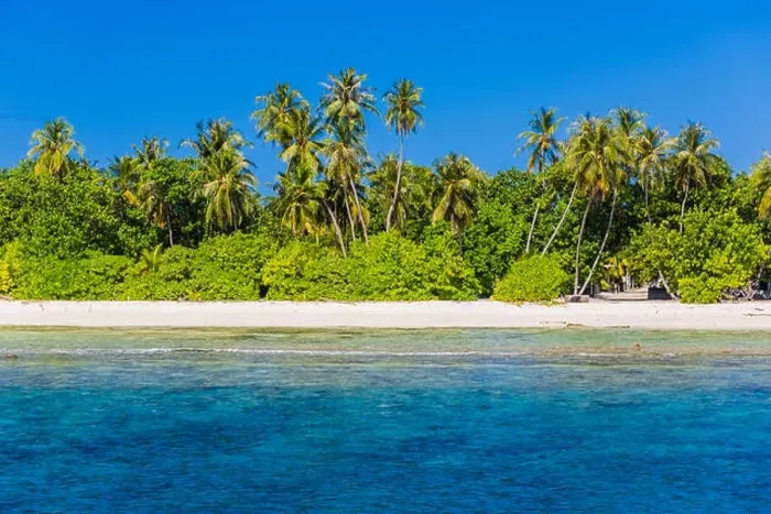 Framed Print : Beautiful beach in Maldives. Summer holiday travel concept Framed Print : Beautiful beach in Maldives. Summer holiday travel concept