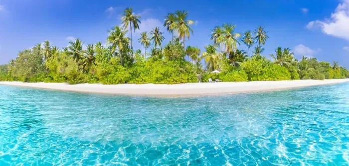 Framed Print : Beautiful beach. Summer holiday and vacation concept background. Inspirational tropical landscape design. Tourism and travel design. Beach panorama