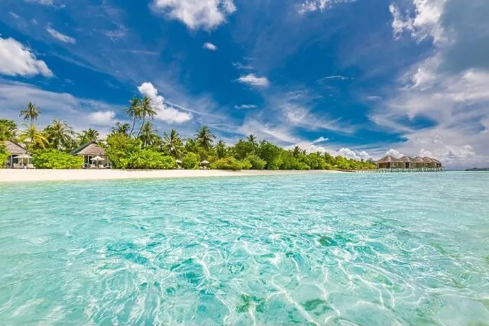 Framed Print : Beautiful beach and tropical sea. Wonderful beach nature, Maldives scenery, perfect view of exotic landscape, white sand and blue sky. Luxury resort Framed Print : Beautiful beach and tropical sea. Wonderful beach nature, Maldives scenery, perfect view of exotic landscape, white sand and blue sky. Luxury resort