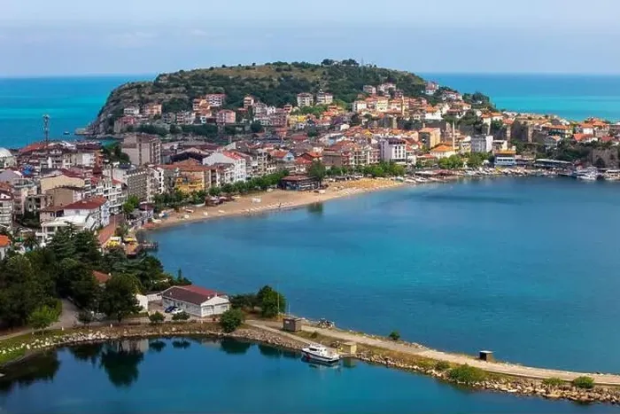 Framed Print : Beautiful cityscape on the mountains over Black-sea, Amasra. Amasra traditional Turkish architecture Framed Print : Beautiful cityscape on the mountains over Black-sea, Amasra. Amasra traditional Turkish architecture