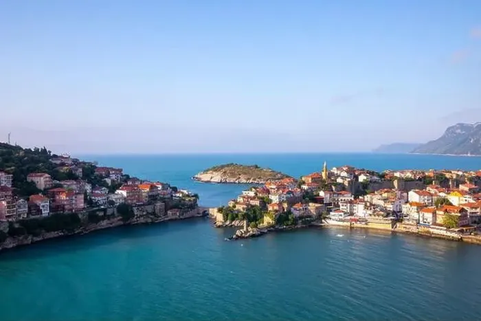 Framed Print : Beautiful cityscape on the mountains over Black-sea, Amasra. Amasra traditional Turkish architecture Framed Print : Beautiful cityscape on the mountains over Black-sea, Amasra. Amasra traditional Turkish architecture