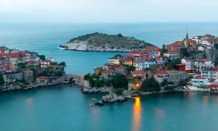 Framed Print : Beautiful cityscape on the mountains over Black-sea, Amasra. Amasra traditional Turkish architecture Framed Print : Beautiful cityscape on the mountains over Black-sea, Amasra. Amasra traditional Turkish architecture