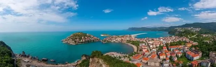 Framed Print : Beautiful cityscape on the mountains over Black-sea, Amasra. Amasra traditional Turkish architecture Framed Print : Beautiful cityscape on the mountains over Black-sea, Amasra. Amasra traditional Turkish architecture