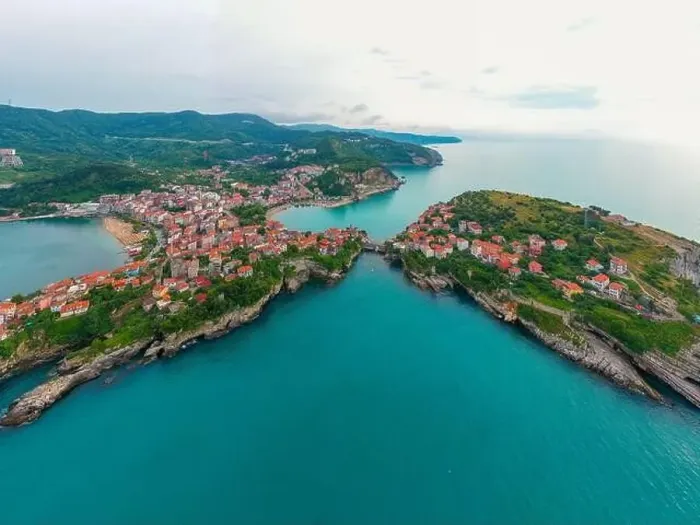 Framed Print : Beautiful cityscape on the mountains over Black-sea, Amasra. Amasra traditional Turkish architecture Framed Print : Beautiful cityscape on the mountains over Black-sea, Amasra. Amasra traditional Turkish architecture