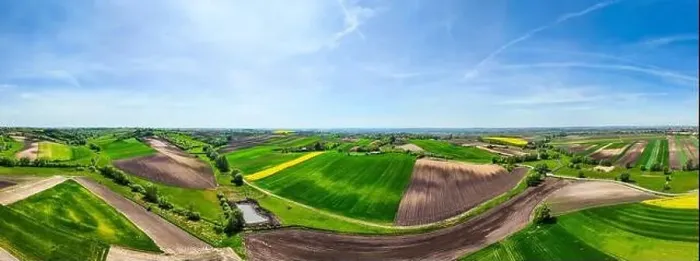 Framed Print : Beautiful farmland and coutryside in Ponidzie, Poland. Aerial drone view Framed Print : Beautiful farmland and coutryside in Ponidzie, Poland. Aerial drone view