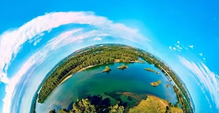 Framed Print : Beautiful futuristic panoramic (360 spherical panorama little planet) aerial drone view to city of Ust-Kamenogorsk (KZ) Framed Print : Beautiful futuristic panoramic (360 spherical panorama little planet) aerial drone view to city of Ust-Kamenogorsk (KZ)
