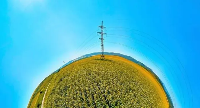 Framed Print : Beautiful futuristic panoramic (360 spherical panorama little planet) Framed Print : Beautiful futuristic panoramic (360 spherical panorama little planet)