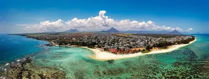 Framed Print : Beautiful Mauritius Island with gorgeous beach Flic en Flac Framed Print : Beautiful Mauritius Island with gorgeous beach Flic en Flac
